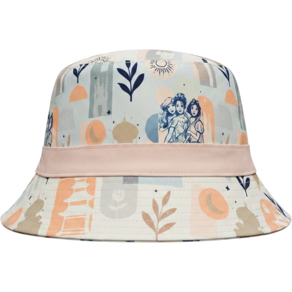 Disney Parks Princess Bucket Hat Adult One Size Multicolor Cotton NEW